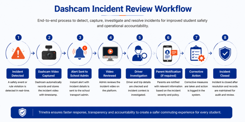 Dashcam Incident review workflow