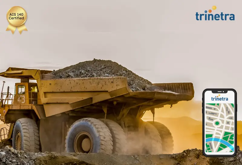 GPS Tracking for Blue Metals and Gravel Trucks