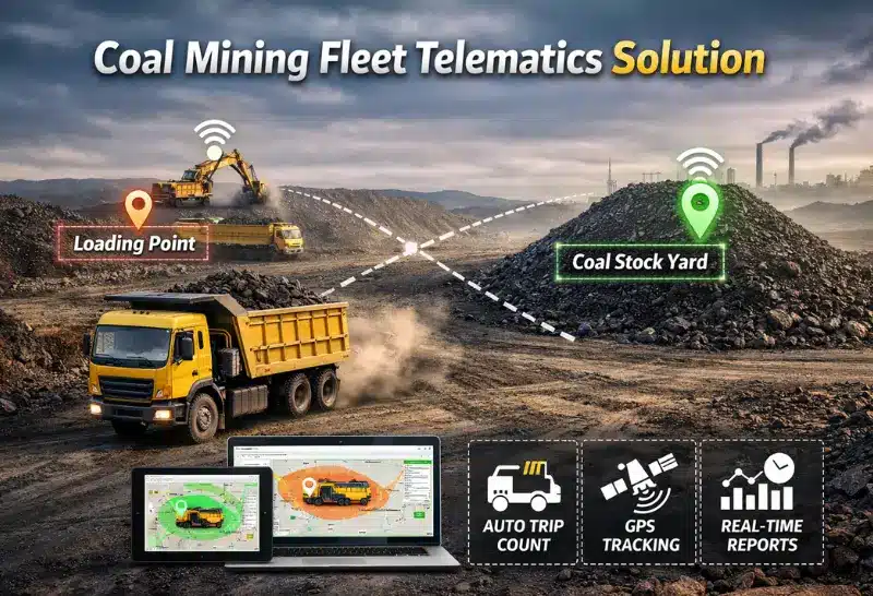 Coal Mining Fleet Telematics Solution